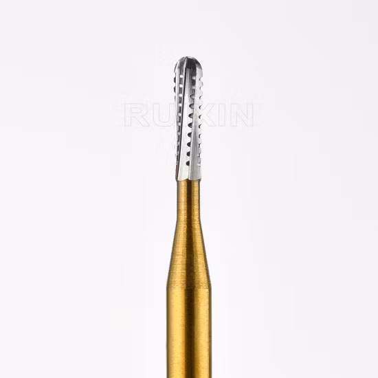 High Speed Dental Cutting Consumables Manufacturer High Speed Metal Cutting Titanium Coating Tungsten Carbide Drill FG-1957